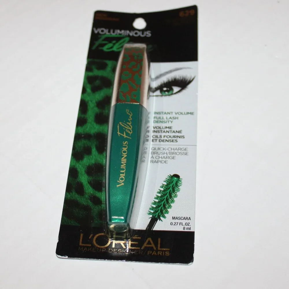 Voluminous 629 Mascara Black Brown Instant Volume Full Lash Density .27 Ounce